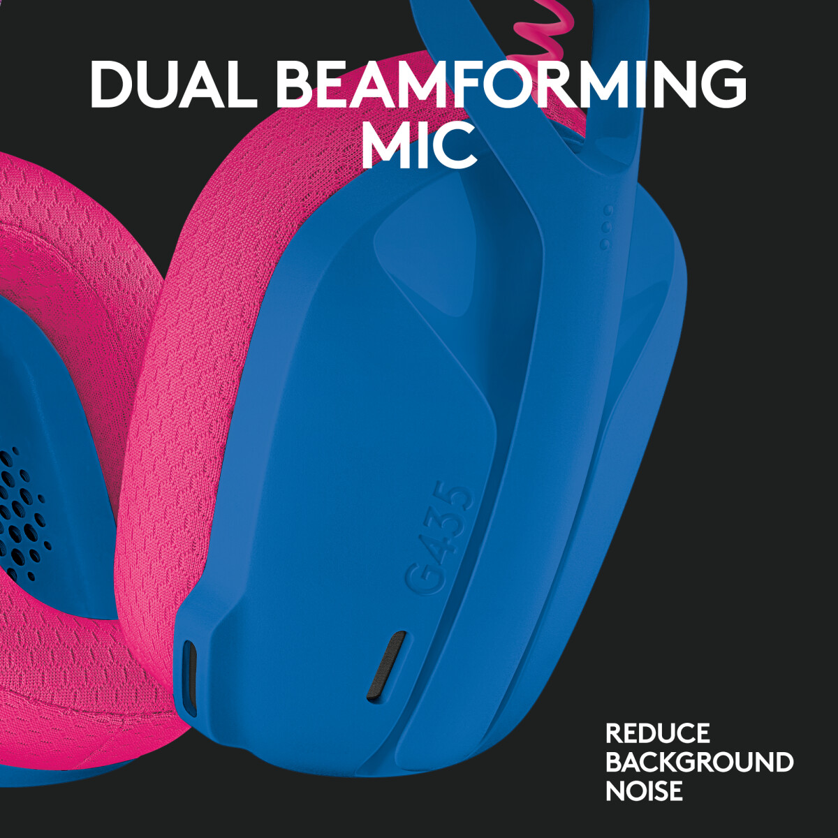Logitech G435 - Lightspeed Gaming Headset - Blå Lilla