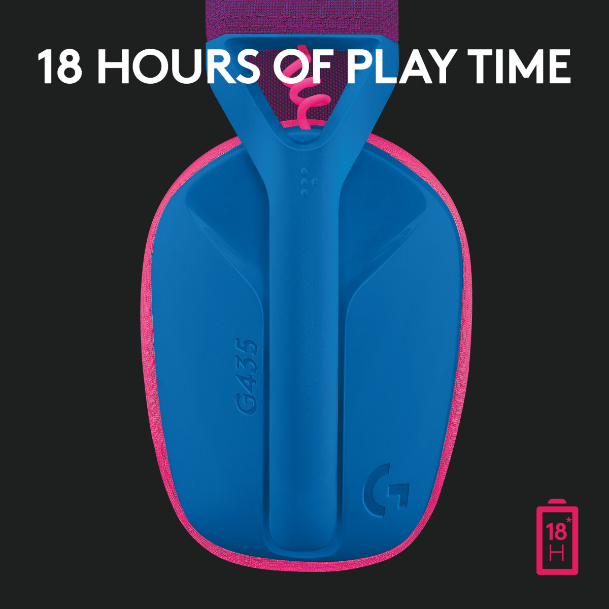 Logitech G435 - Lightspeed Gaming Headset - Blå Lilla