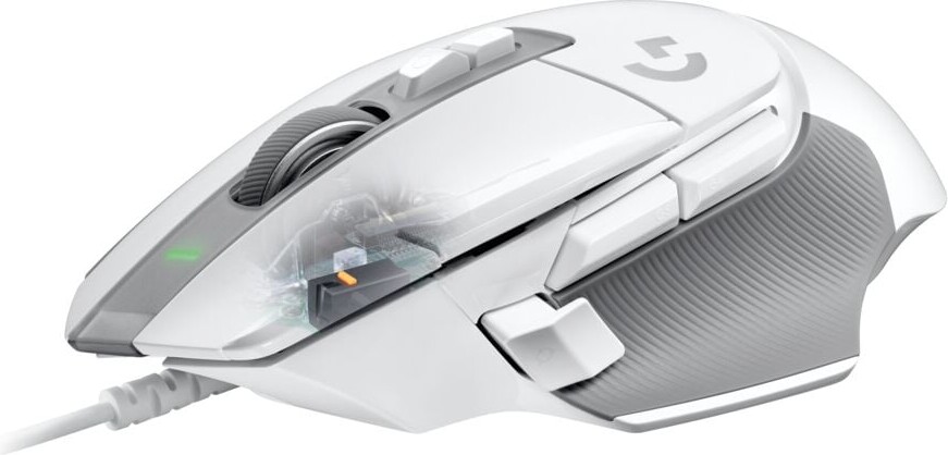 Logitech - G502 X Gaming Mus - 25600 Dpi - Hvid
