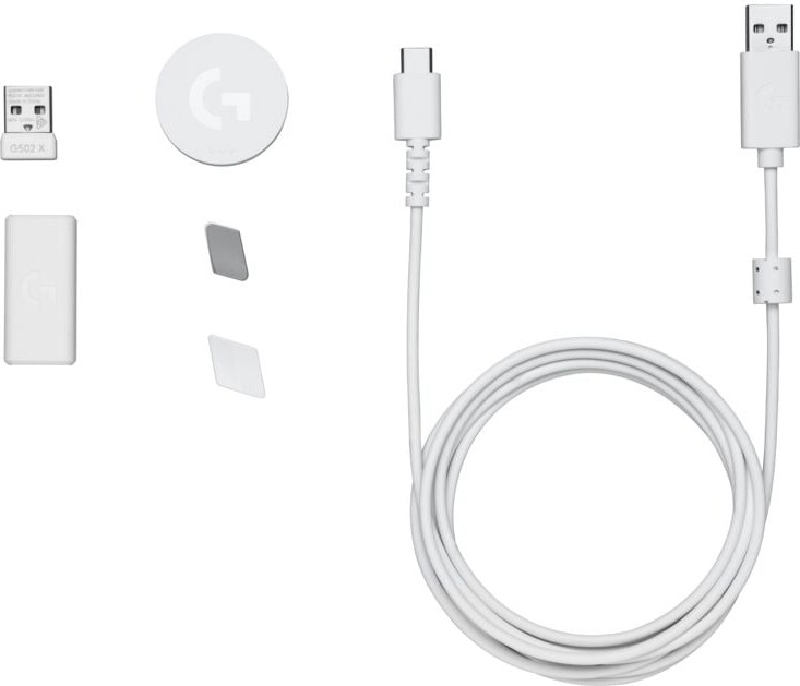 Logitech - G502 X Plus Trådløs Gaming Mus - Hvid