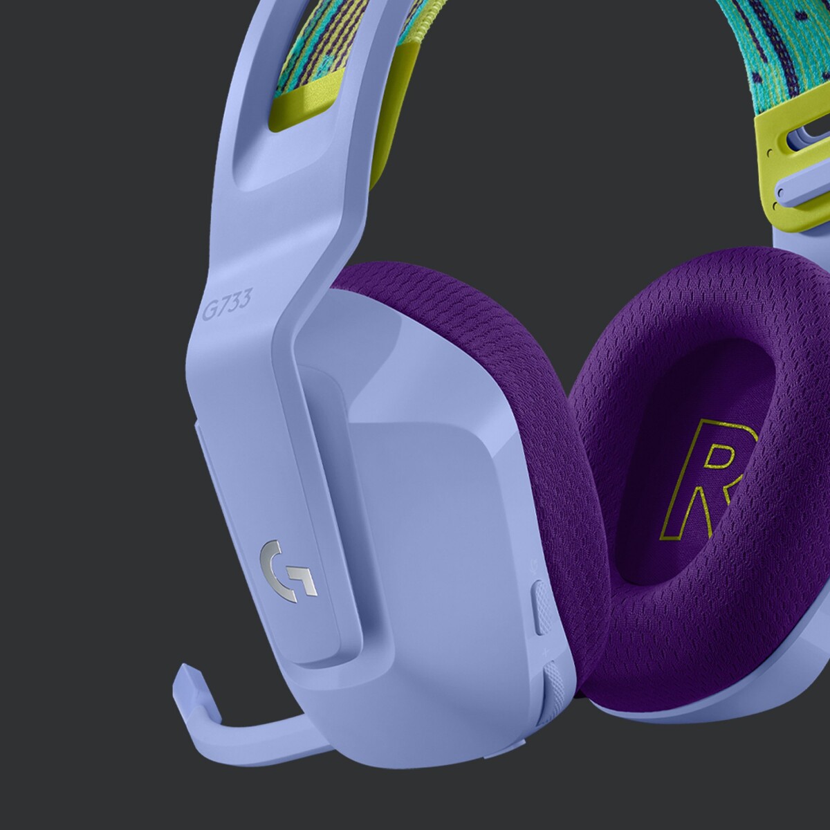 Logitech G733 Lightspeed - Rgb Gaming Headset - Lilla