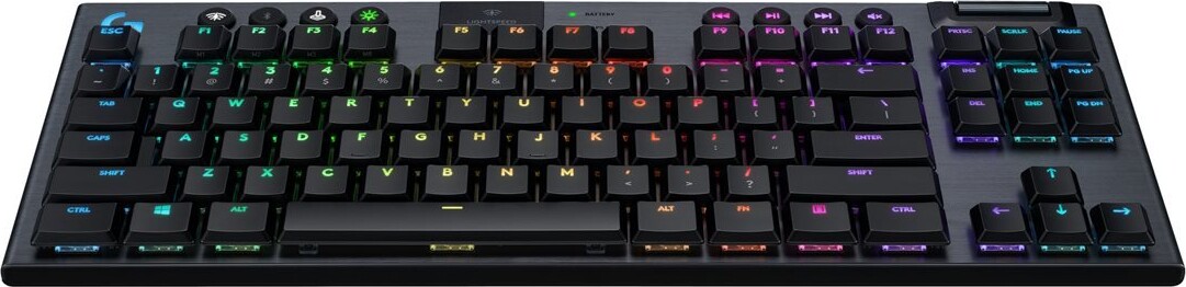 Logitech G915 Tkl - Trådløst Mekanisk Clicky Gaming Tastatur - Nordisk