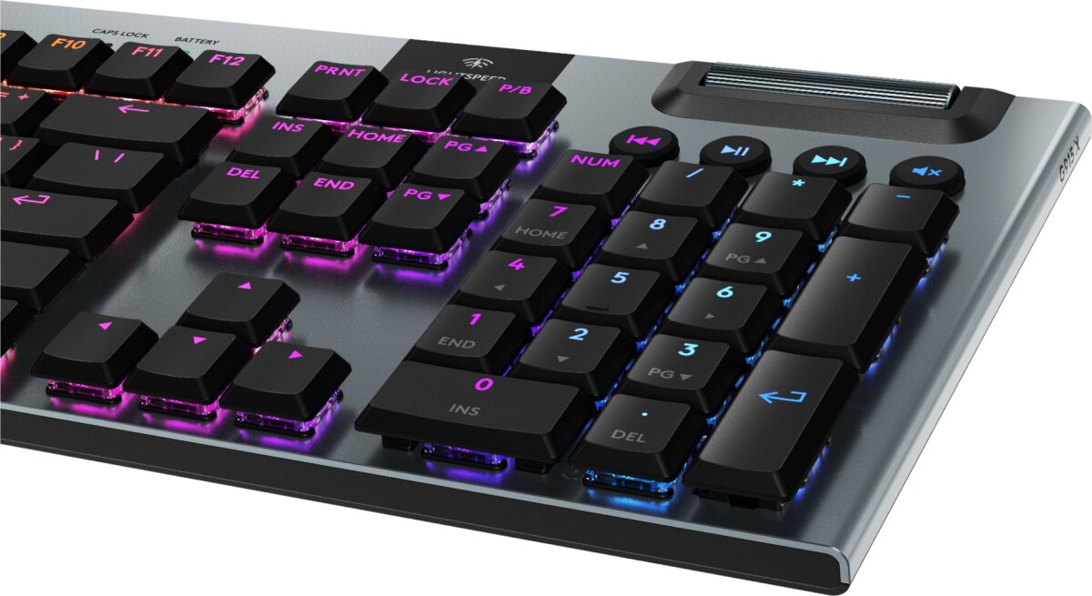Logitech - G915 X Lightspeed Low-Profile Wireless Gaming Keyboard