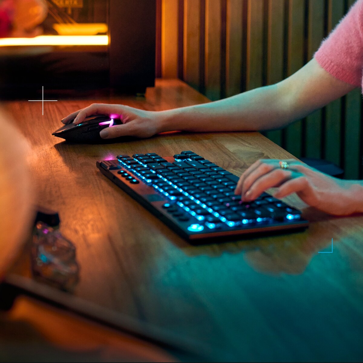 Logitech - G915 X Lightspeed Tkl Low-Profile Wireless Gaming Keyboard