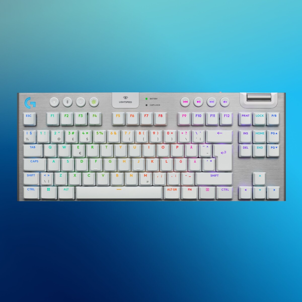 Logitech - G915 X Lightspeed Tkl Low-Profile Wireless Gaming Keyboard