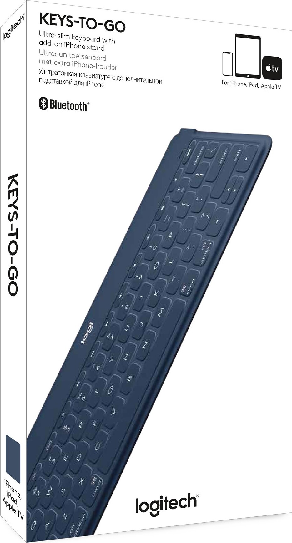 Logitech - Keys To Go - Ultra Slim Keyboard - Blå