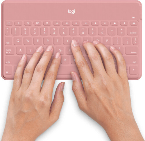 Logitech - Keys-To-Go - Pink Nordic