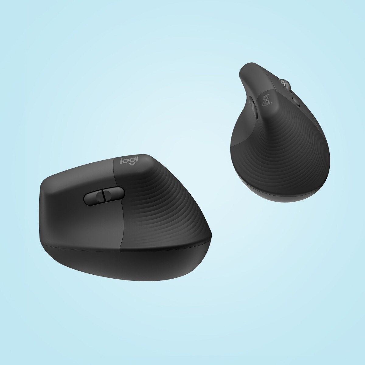 Logitech - Lift Right Vertical Ergonomic Mouse Graphiteblack