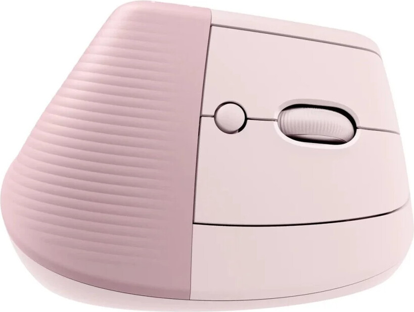 Logitech - Lift Vertical Ergonomisk Trådløs Mus - Lyserød