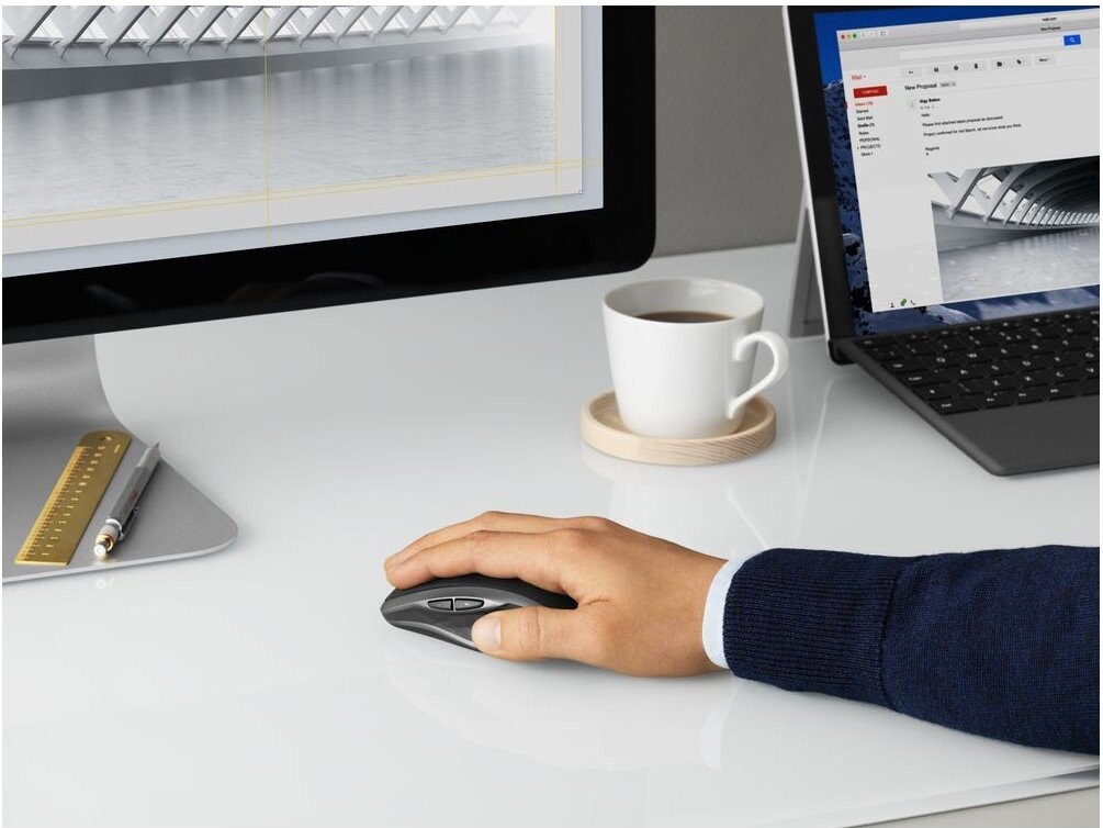 Logitech - Mx Anywhere 2S Bluetooth Edition Wireless Mouse - Graphite