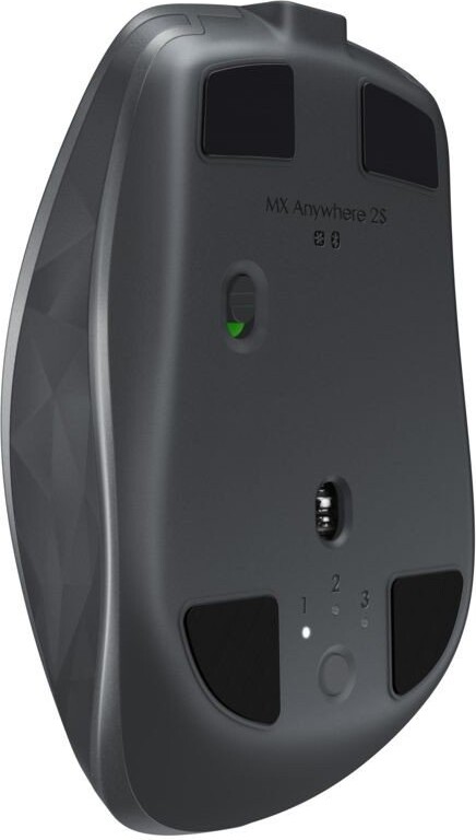 Logitech - Mx Anywhere 2S Bluetooth Edition Wireless Mouse - Graphite