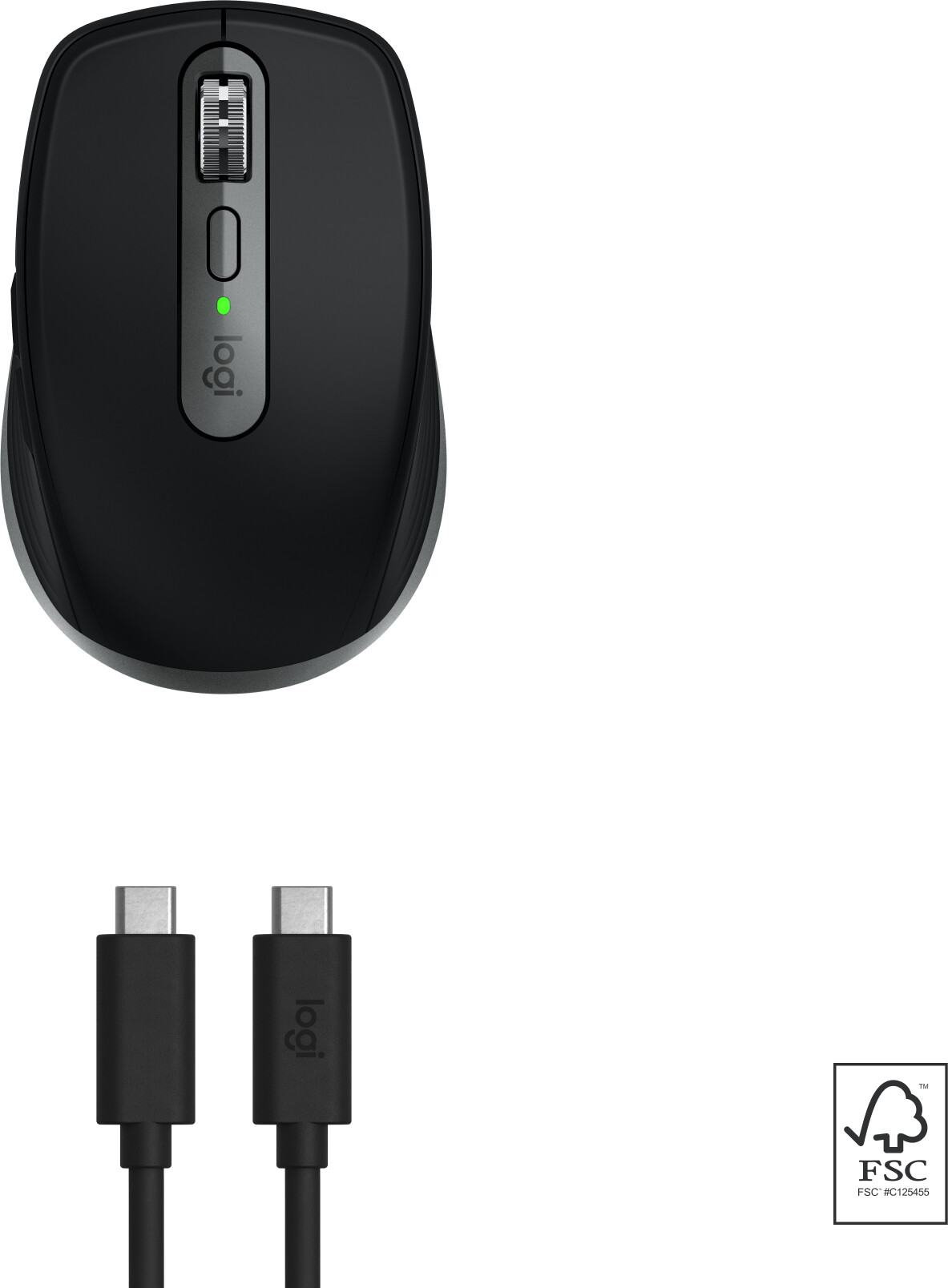 Logitech - Mx Anywhere 3S For Mac Compact Wireless Performance Mouse