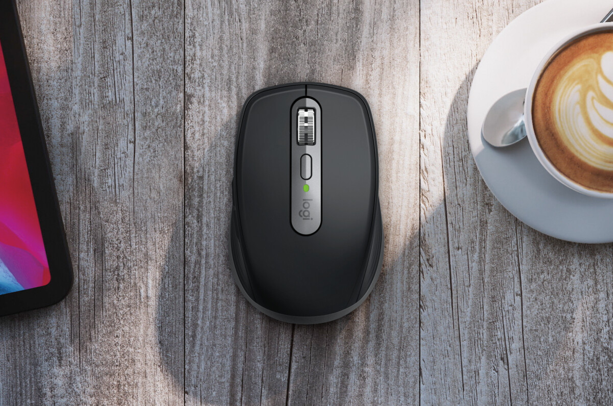 Logitech - Mx Anywhere 3S For Mac Compact Wireless Performance Mouse