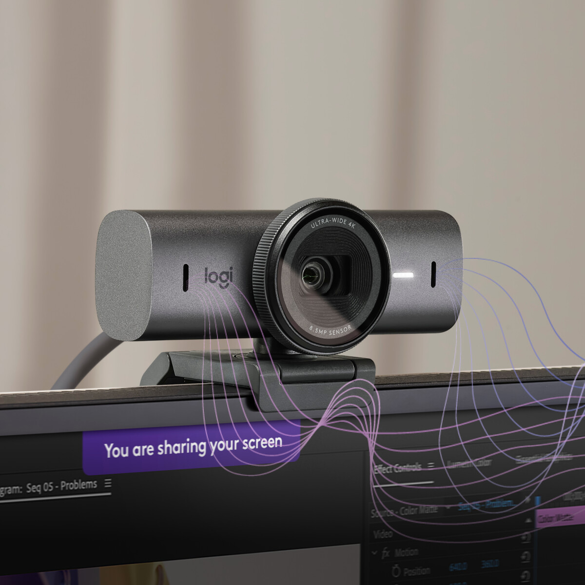 Logitech - Mx Brio Ultra Hd 4K Collaboration And Streaming Webcam -