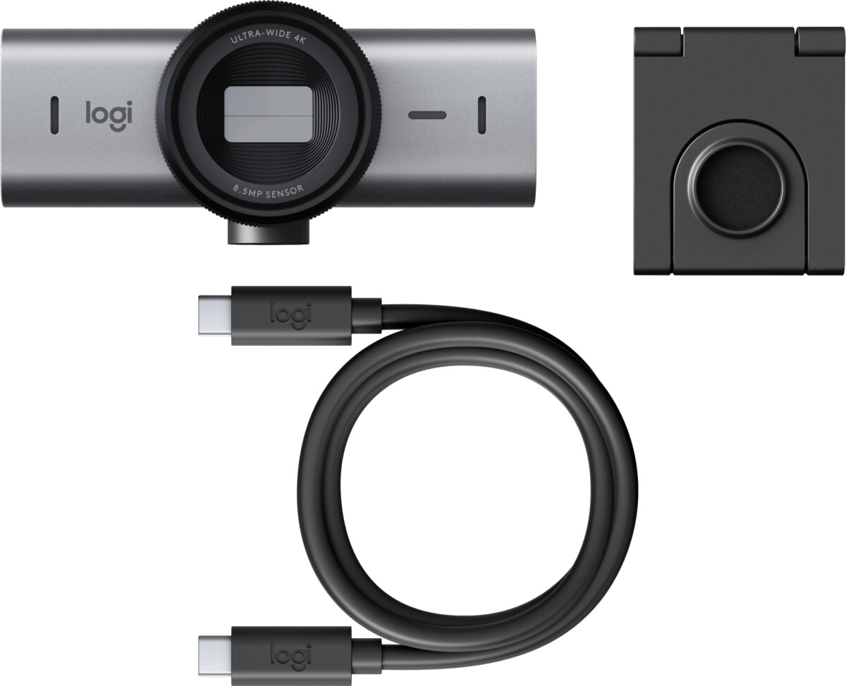 Logitech - Mx Brio Ultra Hd 4K Collaboration And Streaming Webcam -
