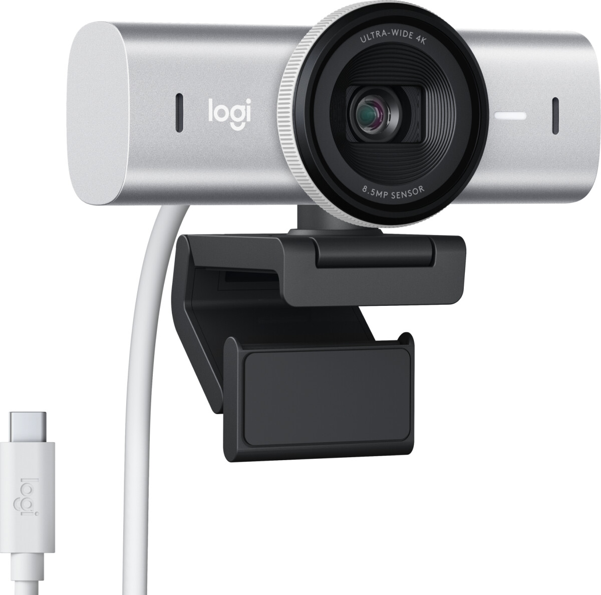 Logitech - Mx Brio Ultra Hd 4K Collaboration And Streaming Webcam - Pale