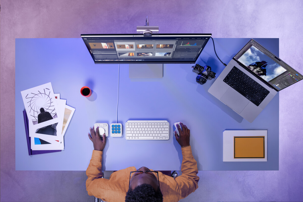 Logitech - Mx Creative Console - Pale Grey