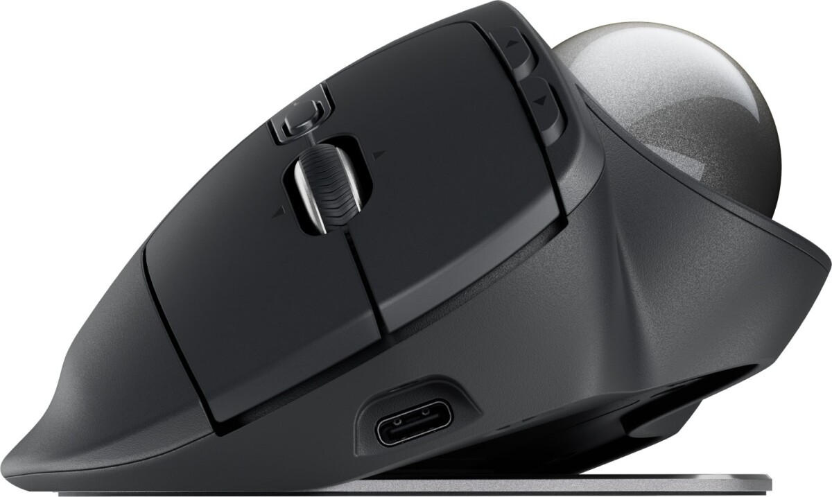 Logitech - Mx Ergo S Advanced Wireless Trackball Black