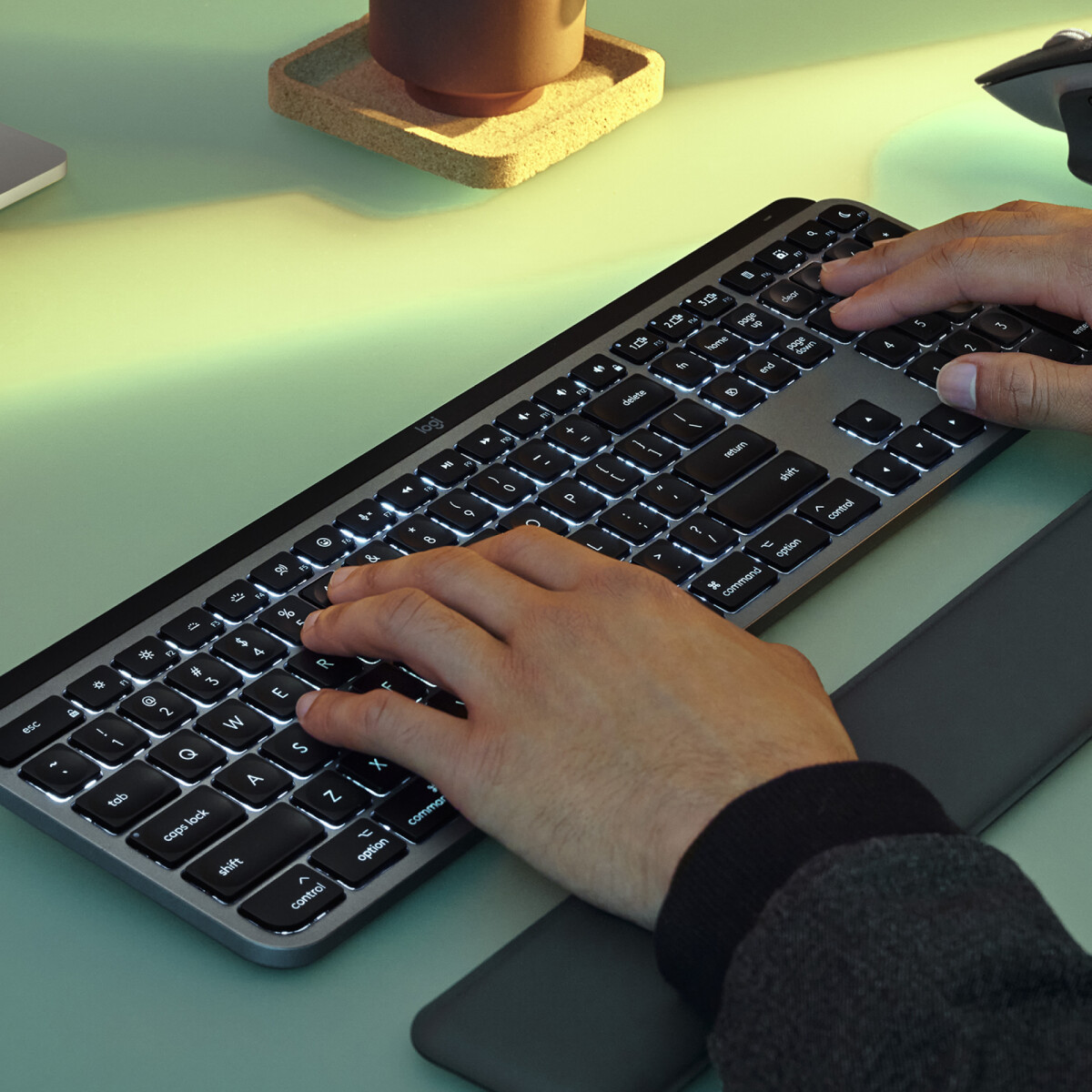 Logitech Mx Keys S For Mac Advanced Wireless Illuminated Keyboard Nordic