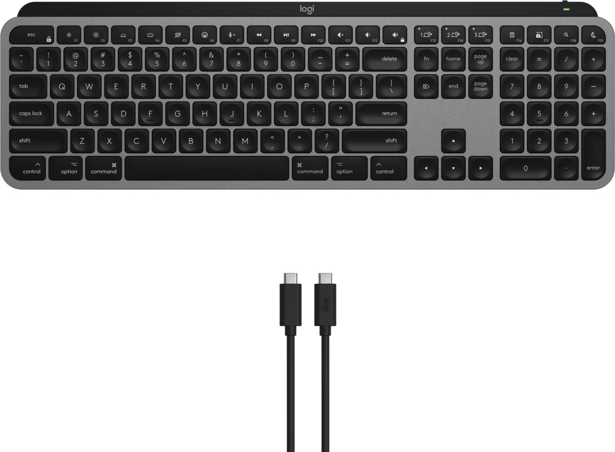 Logitech Mx Keys S For Mac Advanced Wireless Illuminated Keyboard Nordic