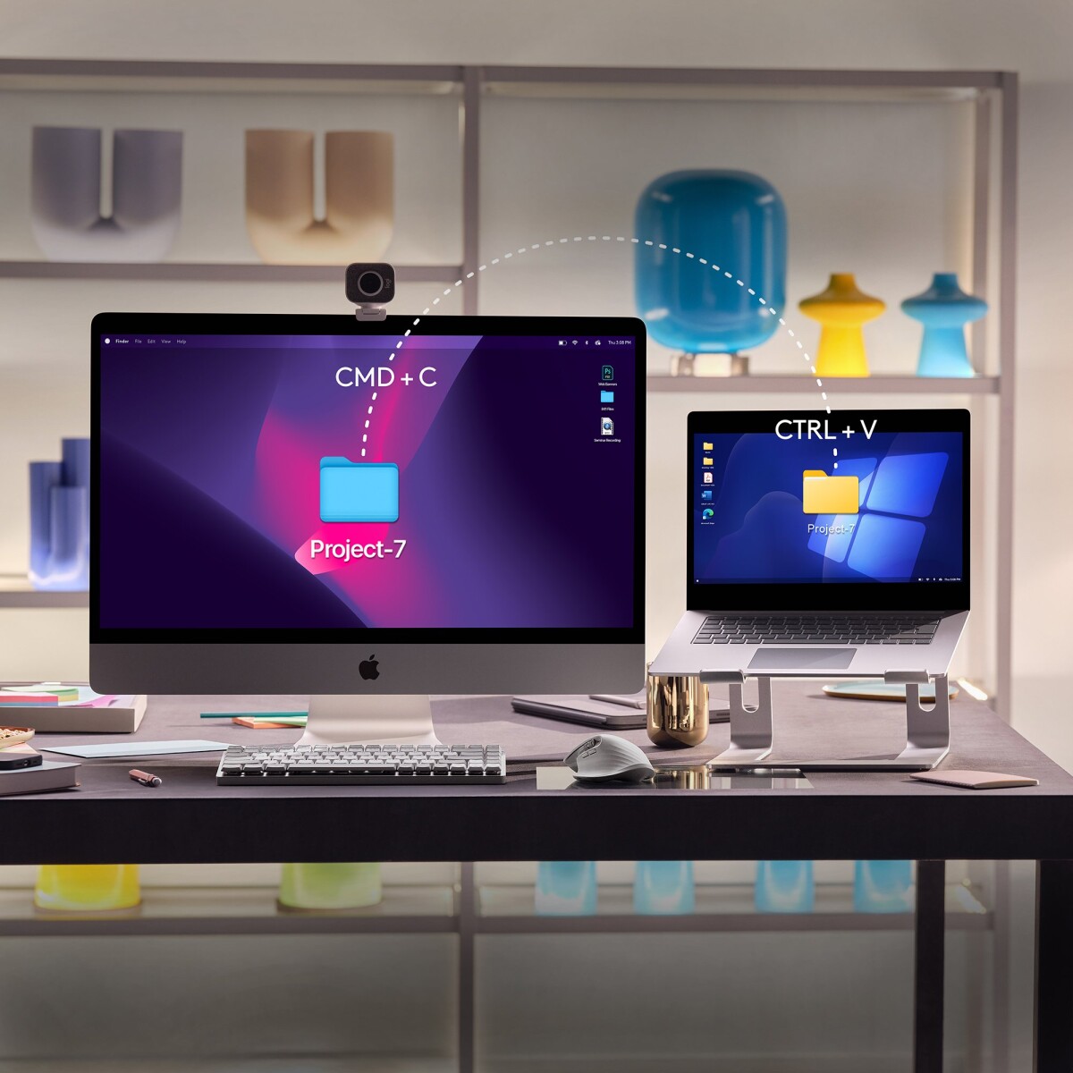 Logitech - Mx Master 3S For Mac Performance Wireless Mouse - Pale Grey