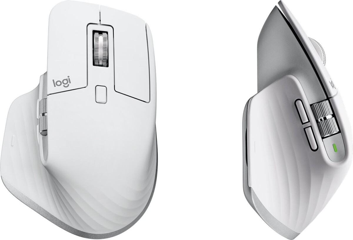 Logitech - Mx Master 3S For Mac Performance Wireless Mouse - Pale Grey