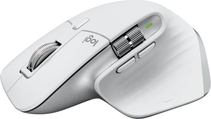 Logitech - Mx Master 3S Trådløs Mus Med Quiet Click - Hvid