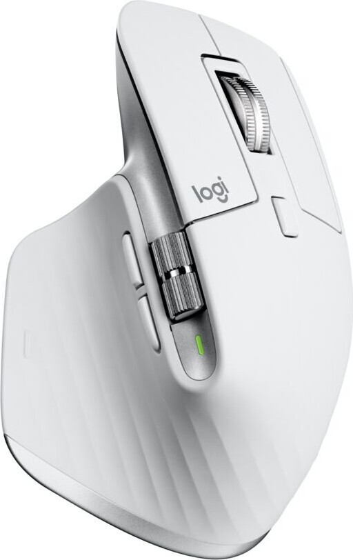 Logitech - Mx Master 3S Trådløs Mus Med Quiet Click - Hvid