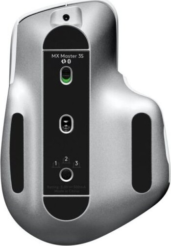 Logitech - Mx Master 3S Trådløs Mus Med Quiet Click - Hvid