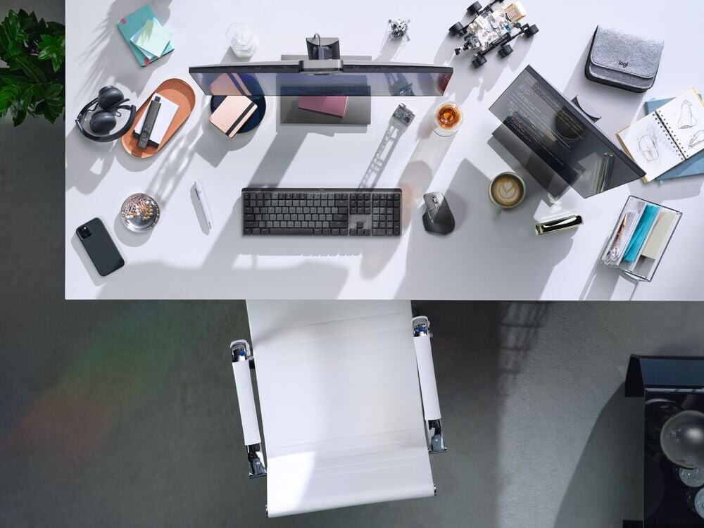 Logitech - Mx Mechanical Trådløs Tastatur - Nordisk - Sort