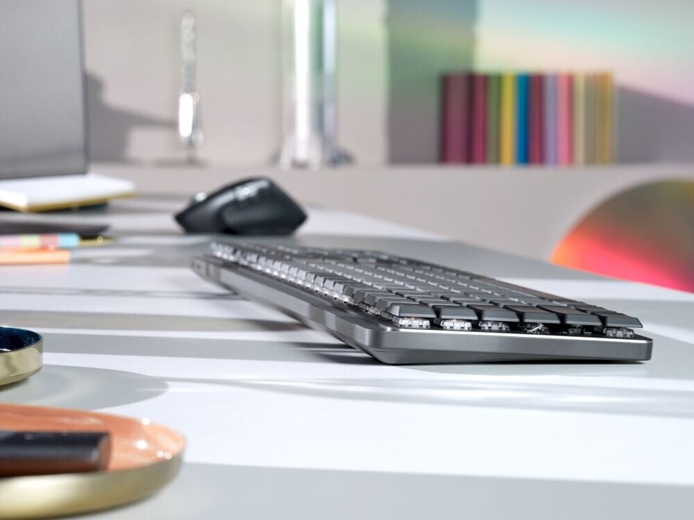 Logitech - Mx Mechanical Trådløs Tastatur - Nordisk - Sort