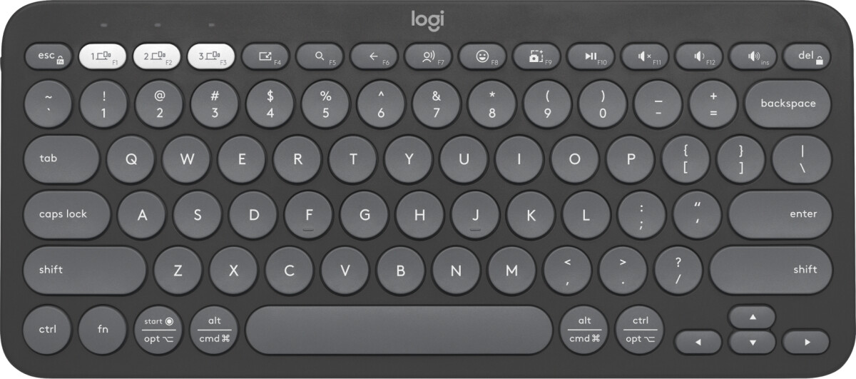 Logitech - Pebble 2 Combo - Tonal Graphite