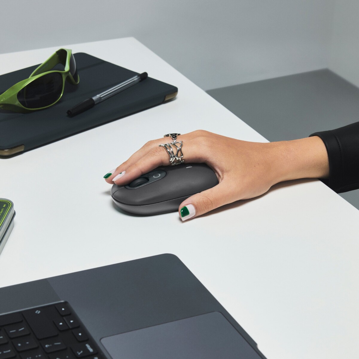 Logitech - Pop Icon Combo Nordic - Graphite