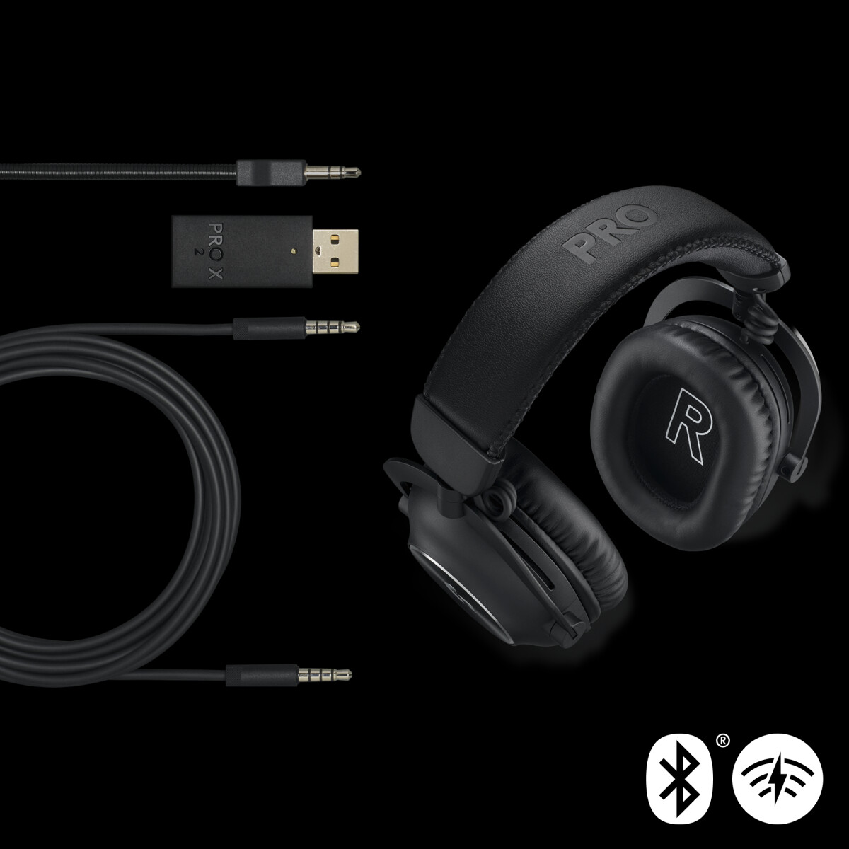 Logitech - Pro X 2 Lightspeed Wireless Gaming Headset - Sort