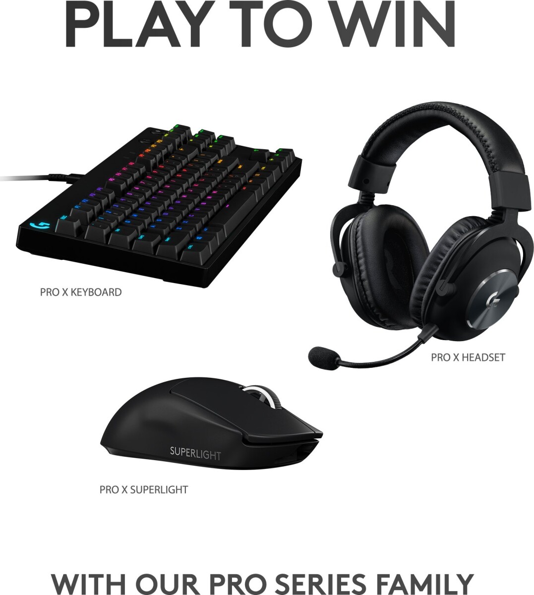 Logitech - G Pro X Superlight Trådløs Gaming Mus - Sort