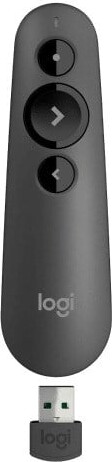 Logitech - R500S Laser Presentation Remote Graphite