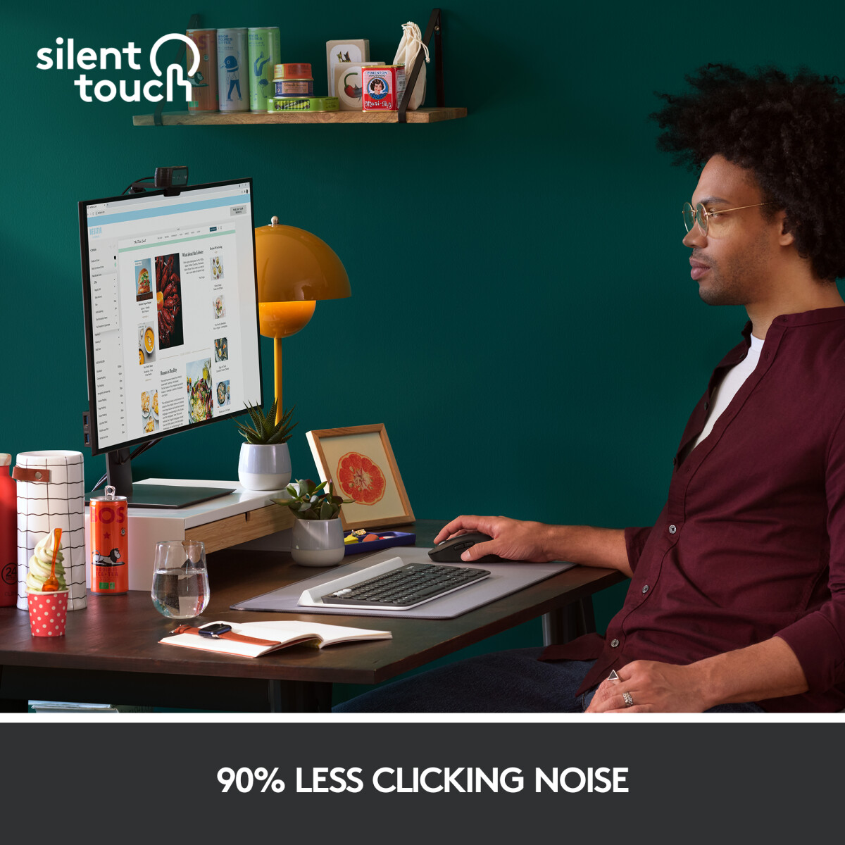 Logitech Signature M650 L - Trådløs Mus - Sort