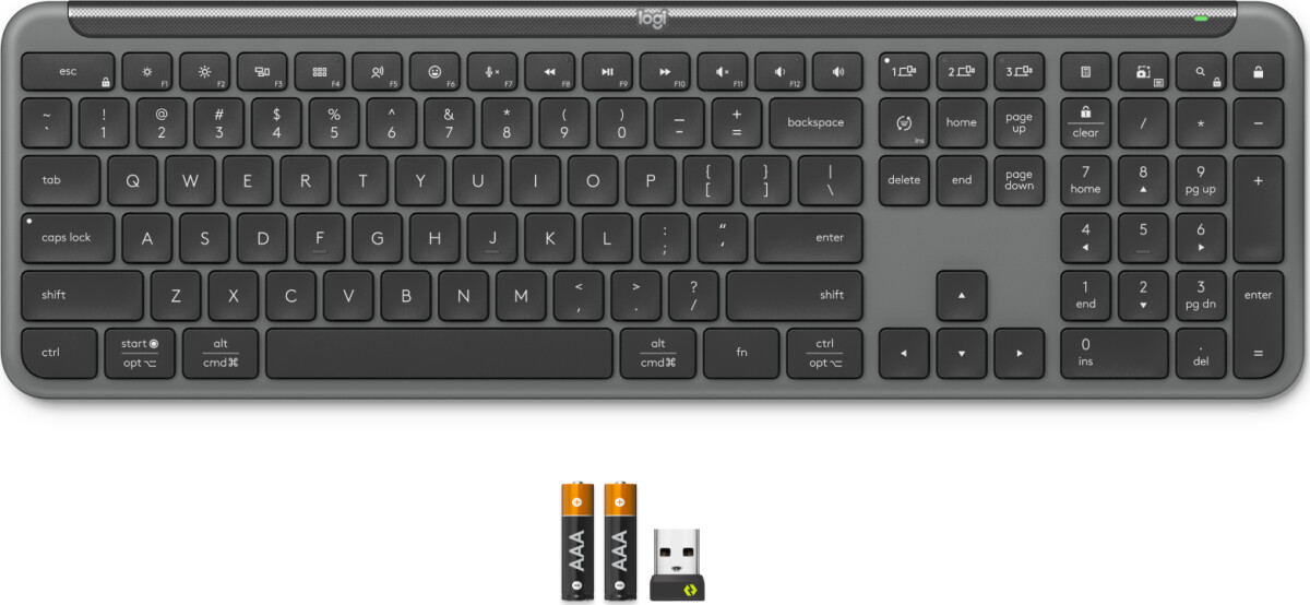 Logitech - Signature Slim Wireless Keyboard K950 Nordic