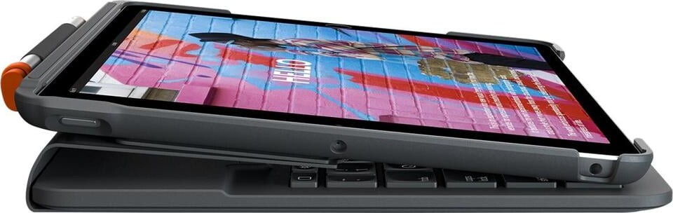Logitech - Slim Folio - Tastatur Cover Til Ipad - 10Th Gen - Nordic