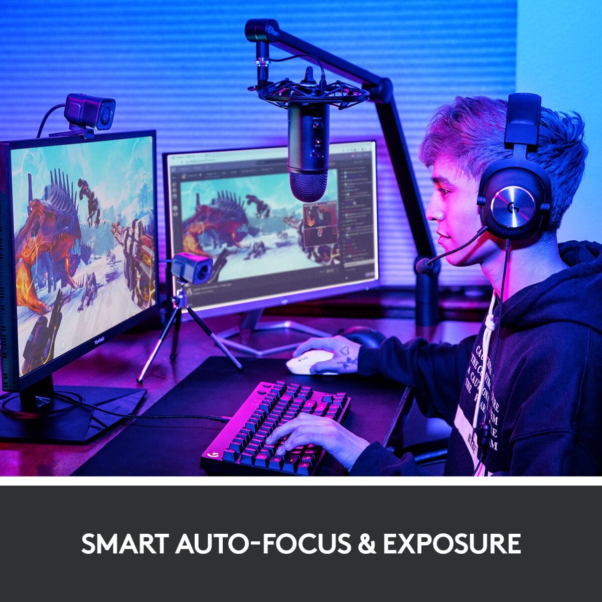 Logitech Streamcam Kamera - 1080P 60Fps - Graphite