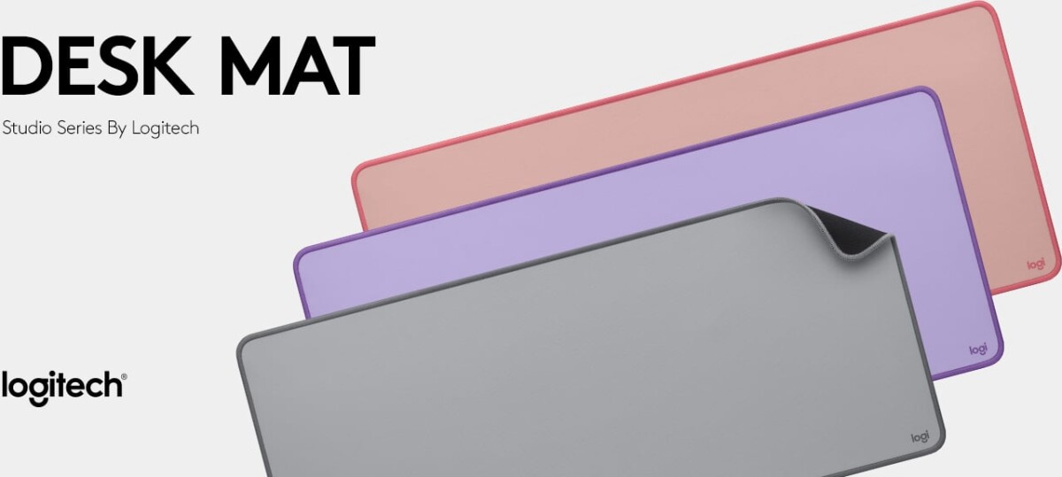 Logitech - Studio Series Desk Mat - Lyserød