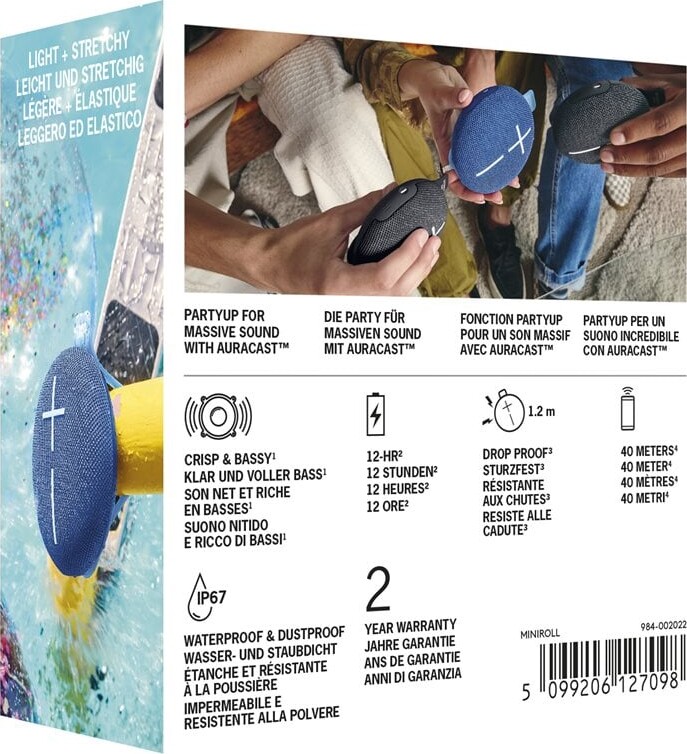 Logitech - Ultimate Ears Miniroll