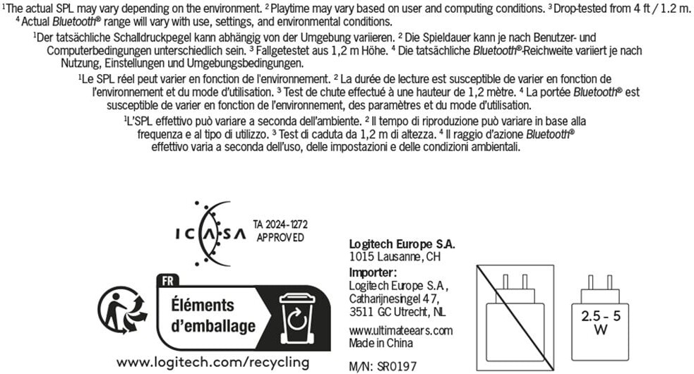 Logitech - Ultimate Ears Miniroll