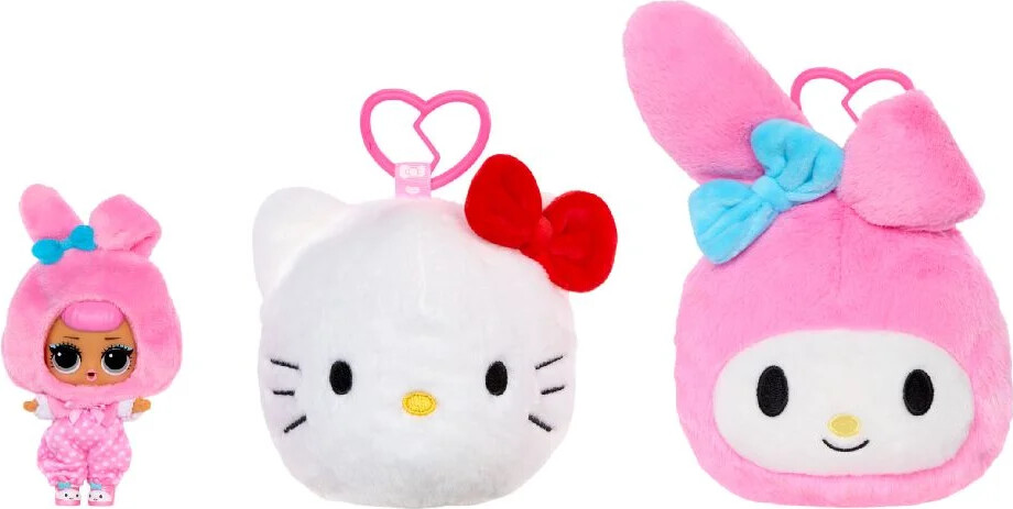 Lol - Loves Hello Kitty Reversible Plush - Assorteret