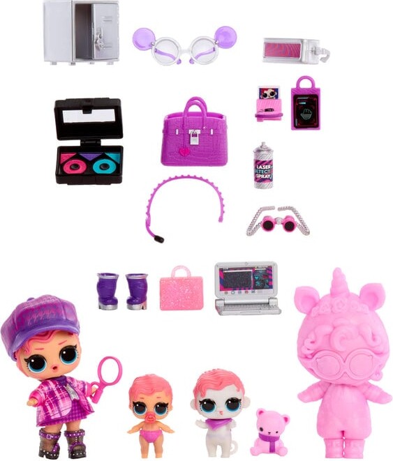 L.O.L. Surprise! OMG Eye Spy Series - Spy - Inclusief 1 Pop, Wordt Geleverd Met Mode en Accessoires, Los Aanwijzingen Op en Ontdek Verrassingen, Verzamel Alle 4 de Poppen