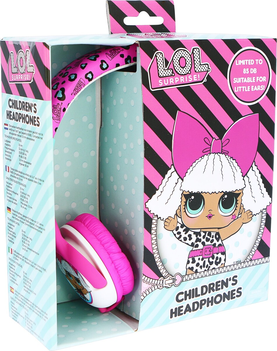 Lol Surprise - Hovedtelefoner Til Børn - My Diva - Pink