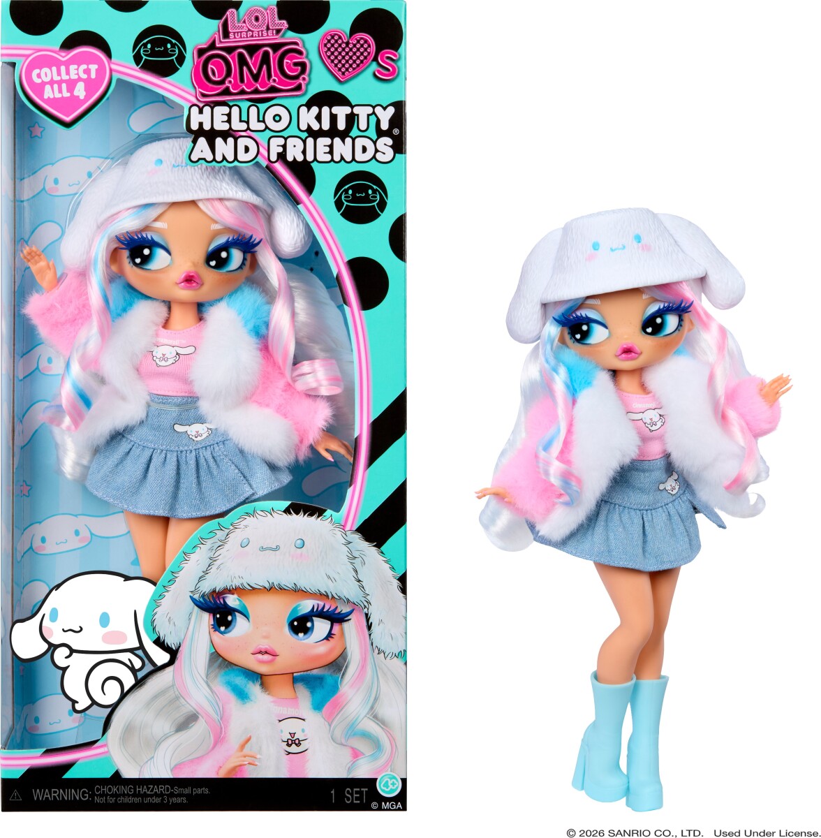 Lol - Surprise Omg Hello Kitty Fashiondukke - Cinnamoroll