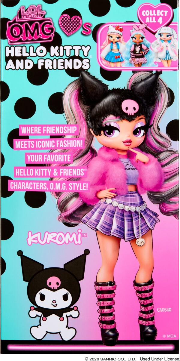 Lol - Surprise Omg Hello Kitty Fashiondukke - Kuromi