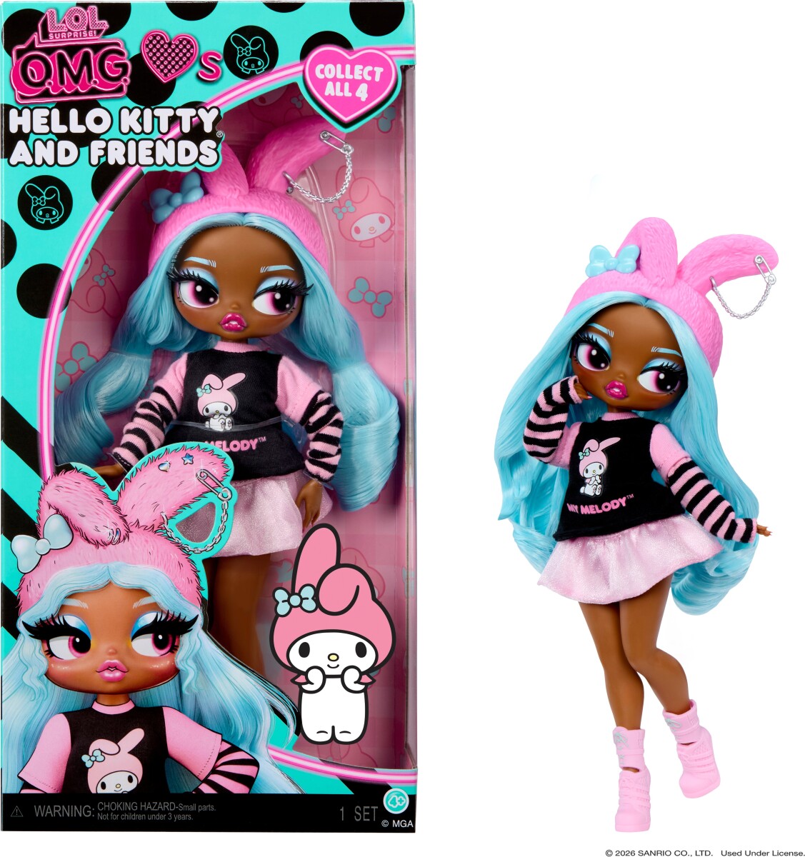 Lol - Surprise Omg Hello Kitty Fashiondukke - My Melody