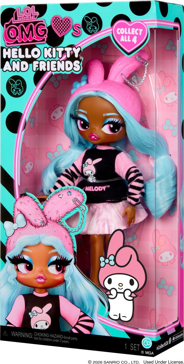 Lol - Surprise Omg Hello Kitty Fashiondukke - My Melody
